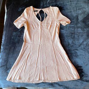 Something Else by Natalie Wood Cream Cut Out Back Dress